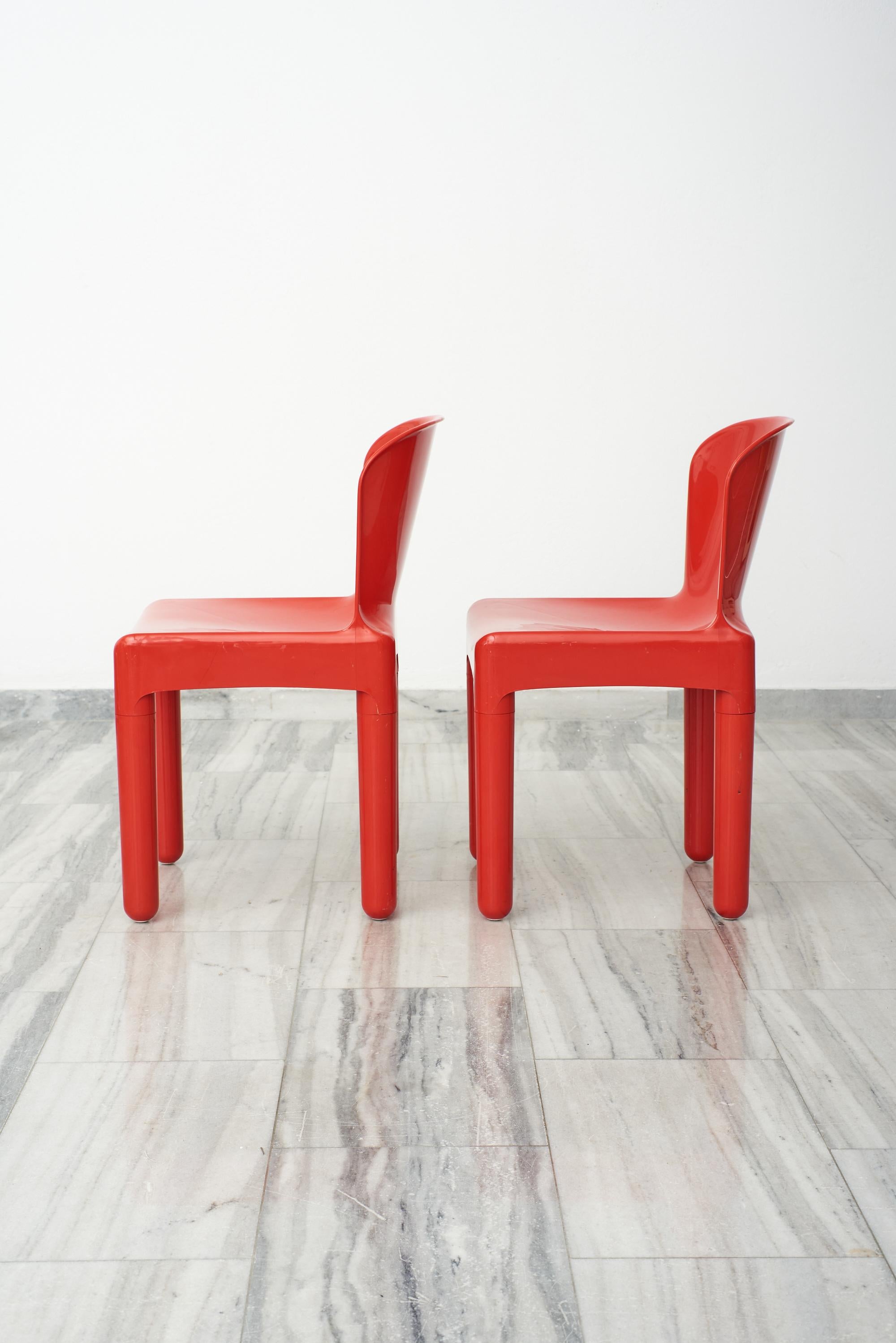 Italian SET chairs model 1050 by Marcello Siard, 1969