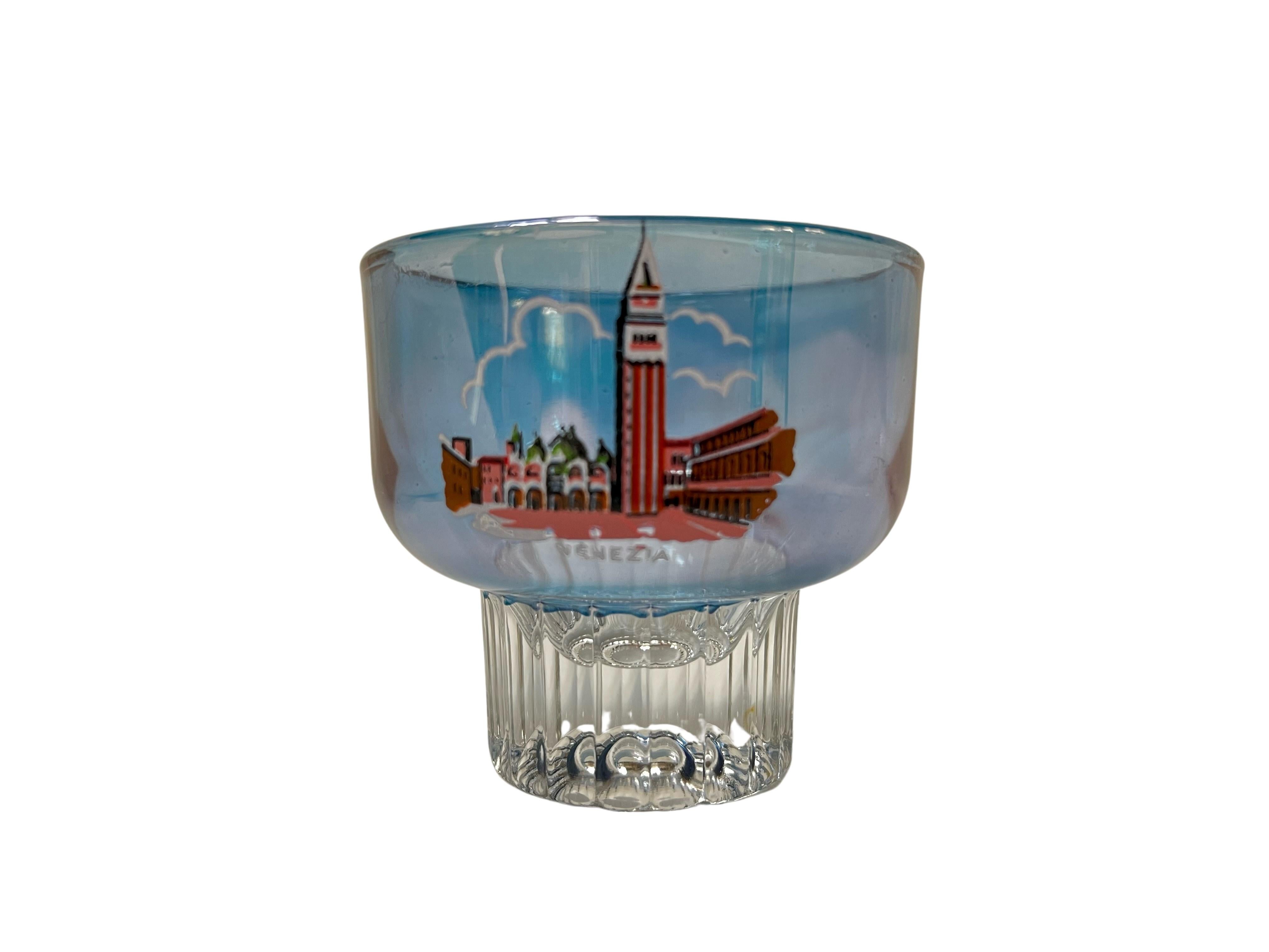 Set Coffee / Tea Cups / Mugs, 6 Pieces, Sights of Venice, 1950s, Venice, Italy For Sale 2