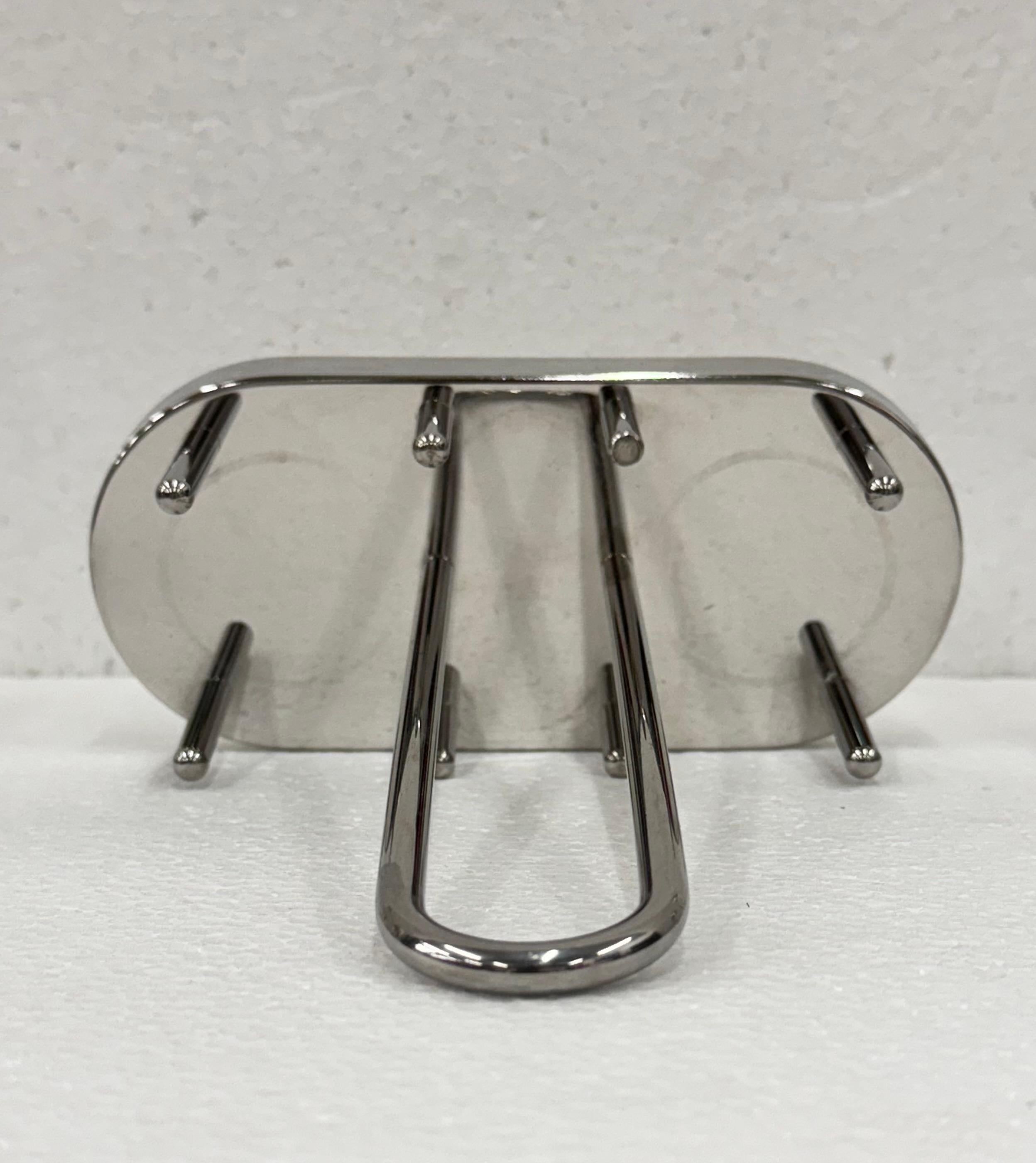 Gewürz- und Käseset  ALESSI / SOTTSASS  70er Jahre Edelstahl und Kristall 2