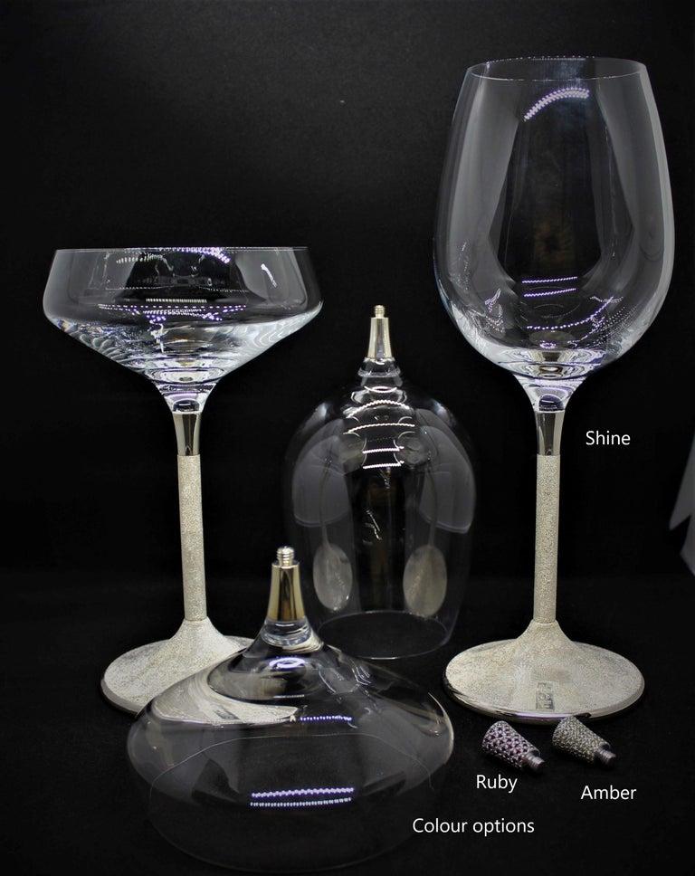 Set coppe da Champagne, Sterling Silver, personalizzabili, 2 pezzi For Sale 3