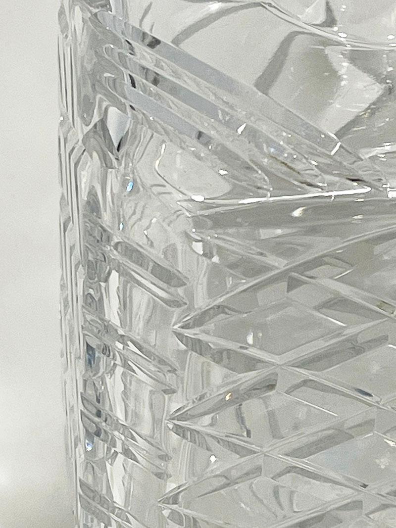 Crystal Set crystal cut whiskey decanters, one by Atlantis For Sale