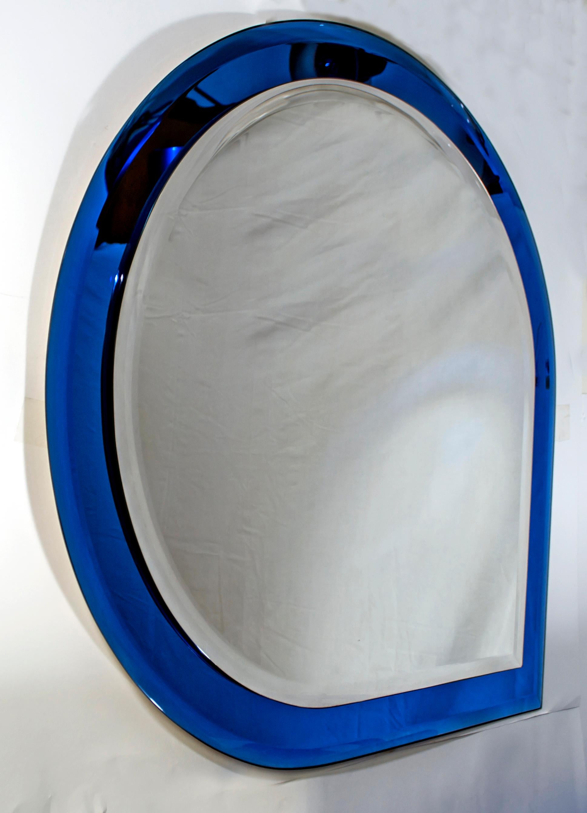 Italian Fontana Arte Mid-Century Modern Bathroom Set with Mirror and Lights, 1960s