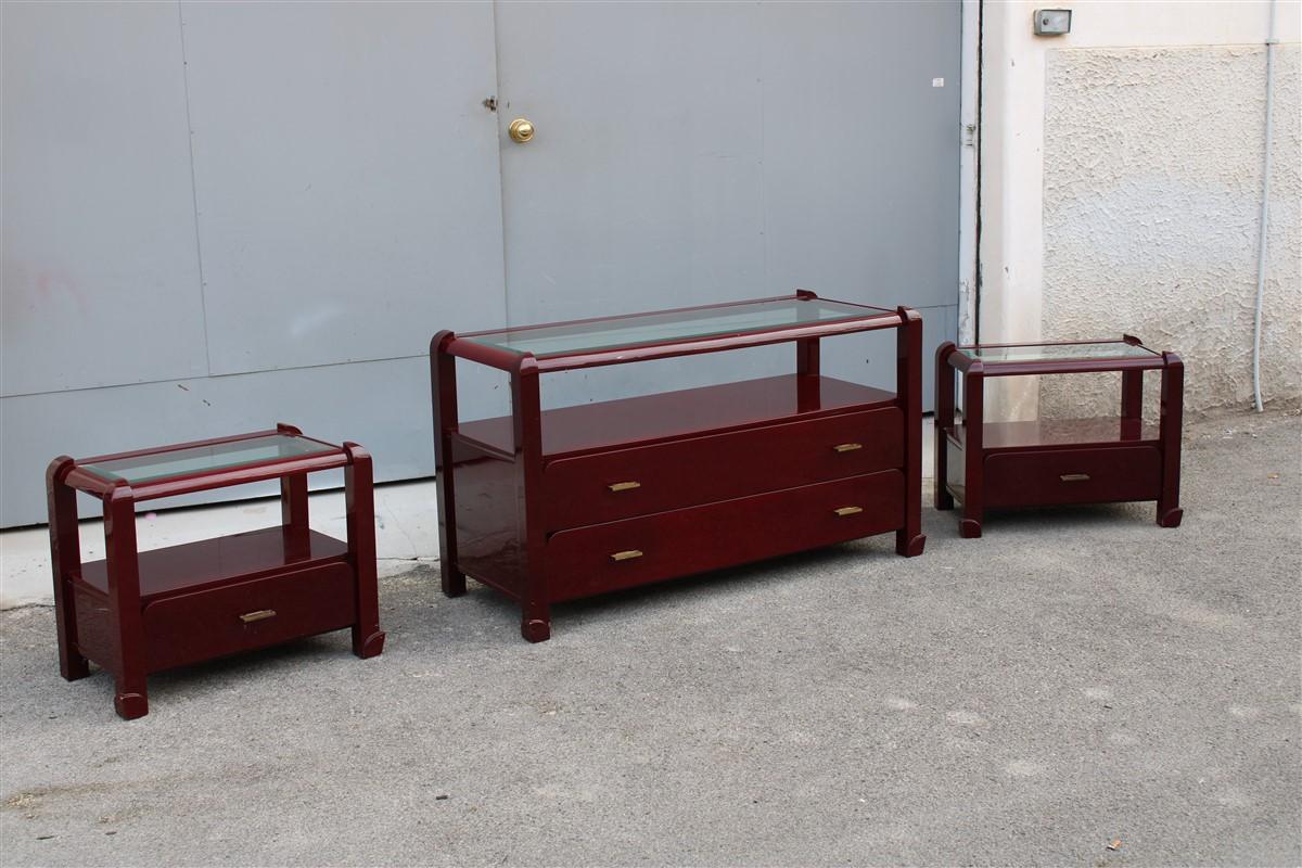 nightstands Height cm.57, width cm.70, depth cm.42