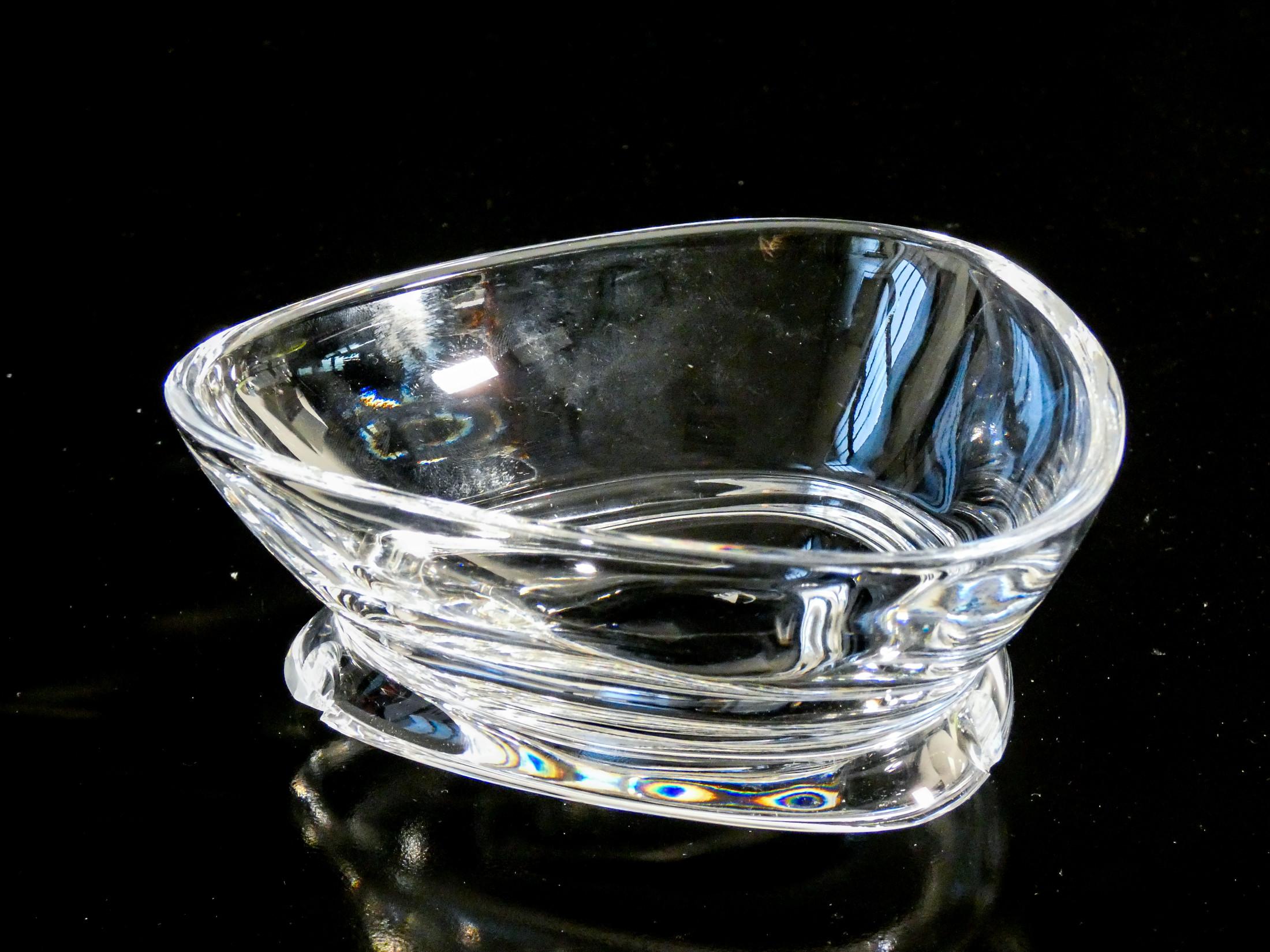 Juego de postres de cristal, diseño Angelo MANGIAROTTI para COLLE. 13 piezas. 1980s en venta 4