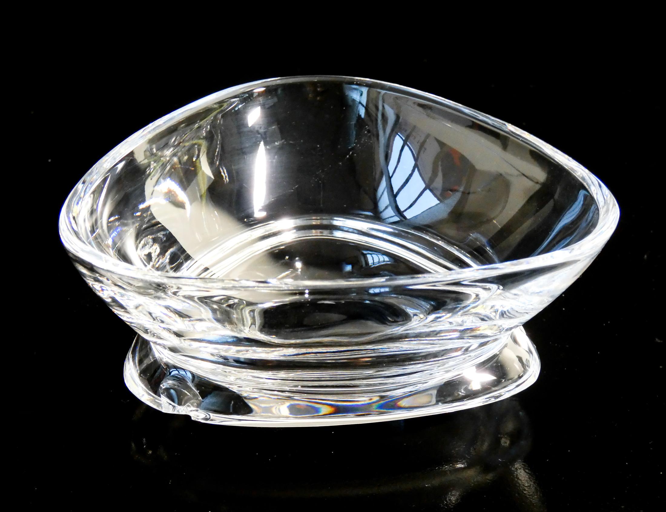 Juego de postres de cristal, diseño Angelo MANGIAROTTI para COLLE. 13 piezas. 1980s en venta 5