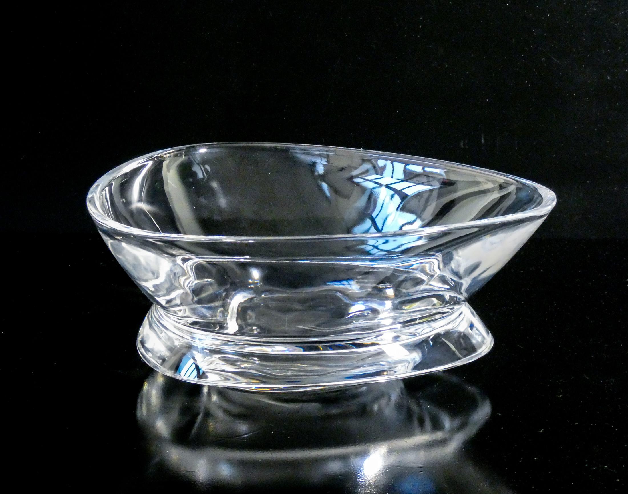 Juego de postres de cristal, diseño Angelo MANGIAROTTI para COLLE. 13 piezas. 1980s Italian en venta