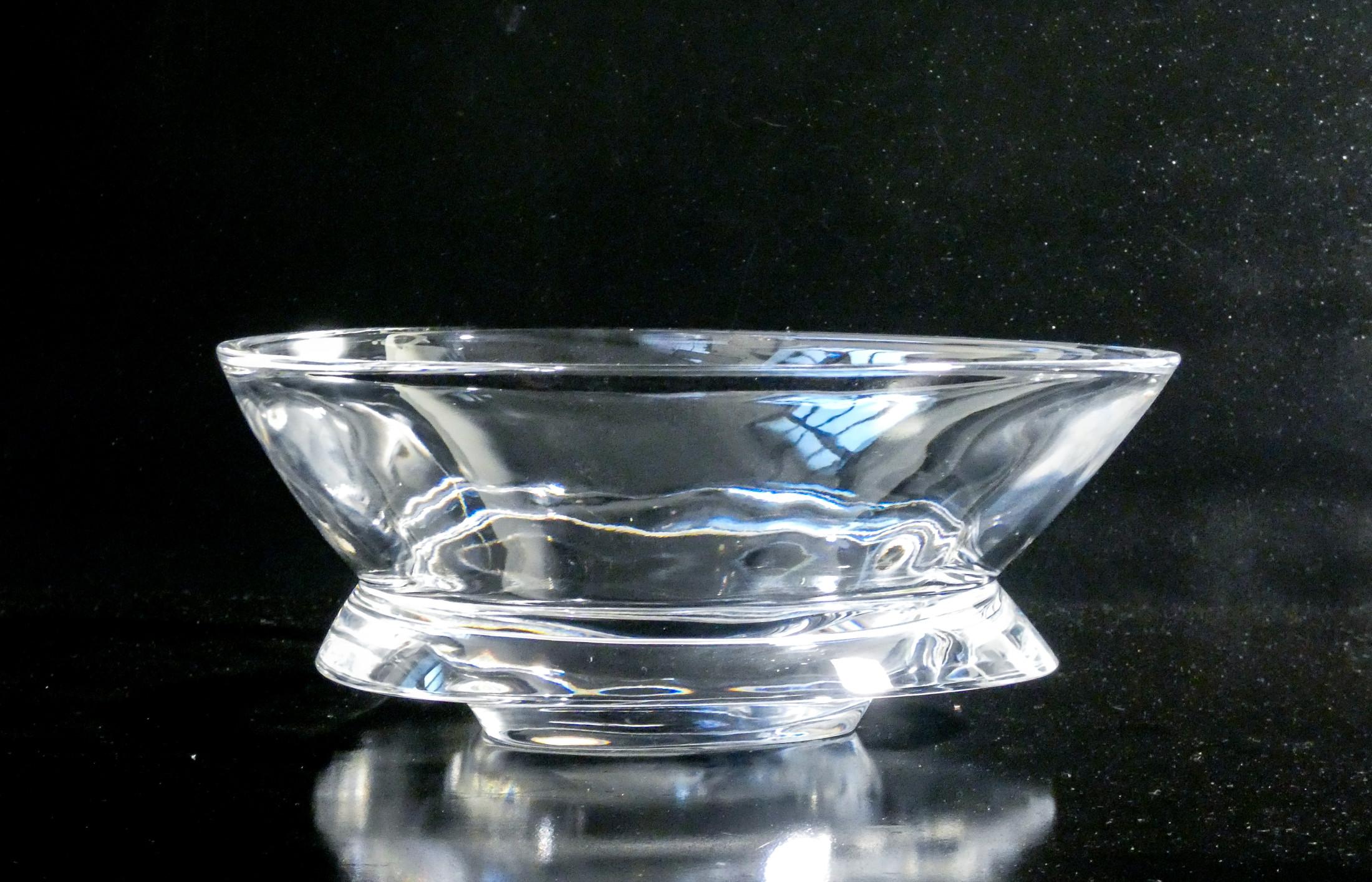 Juego de postres de cristal, diseño Angelo MANGIAROTTI para COLLE. 13 piezas. 1980s en Bueno estado para la venta en Torino, IT