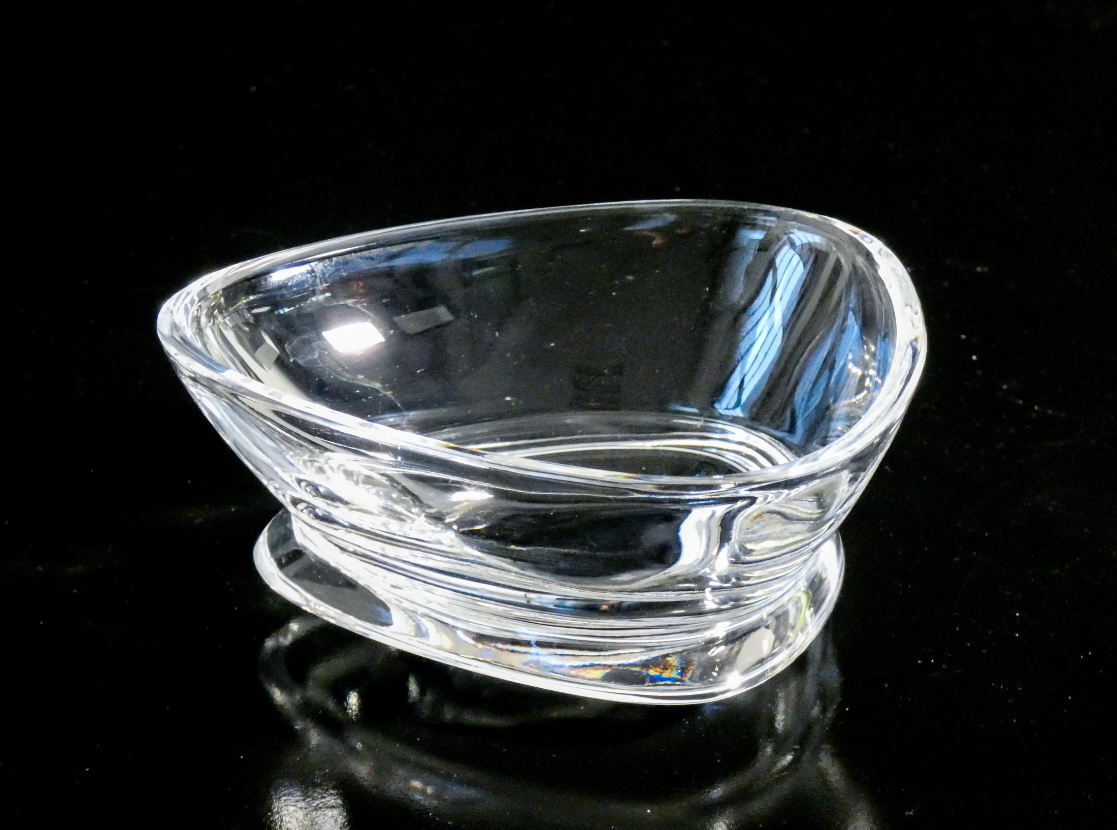 Juego de postres de cristal, diseño Angelo MANGIAROTTI para COLLE. 13 piezas. 1980s en venta 1