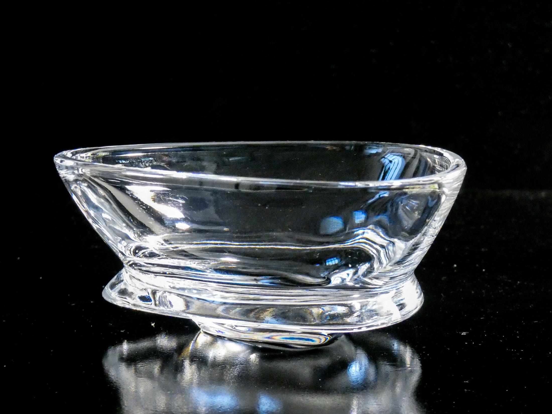 Juego de postres de cristal, diseño Angelo MANGIAROTTI para COLLE. 13 piezas. 1980s en venta 2