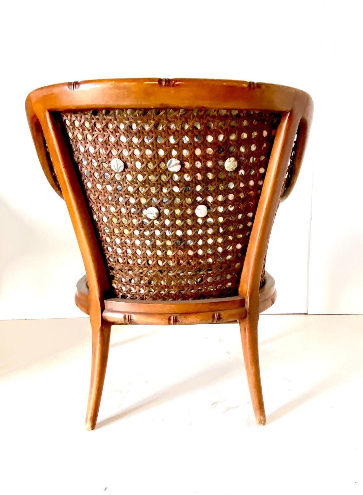 Ensemble de jardin en rotin moderne du milieu du siècle, Giorgetti Roma, Italie 1970 en vente 10