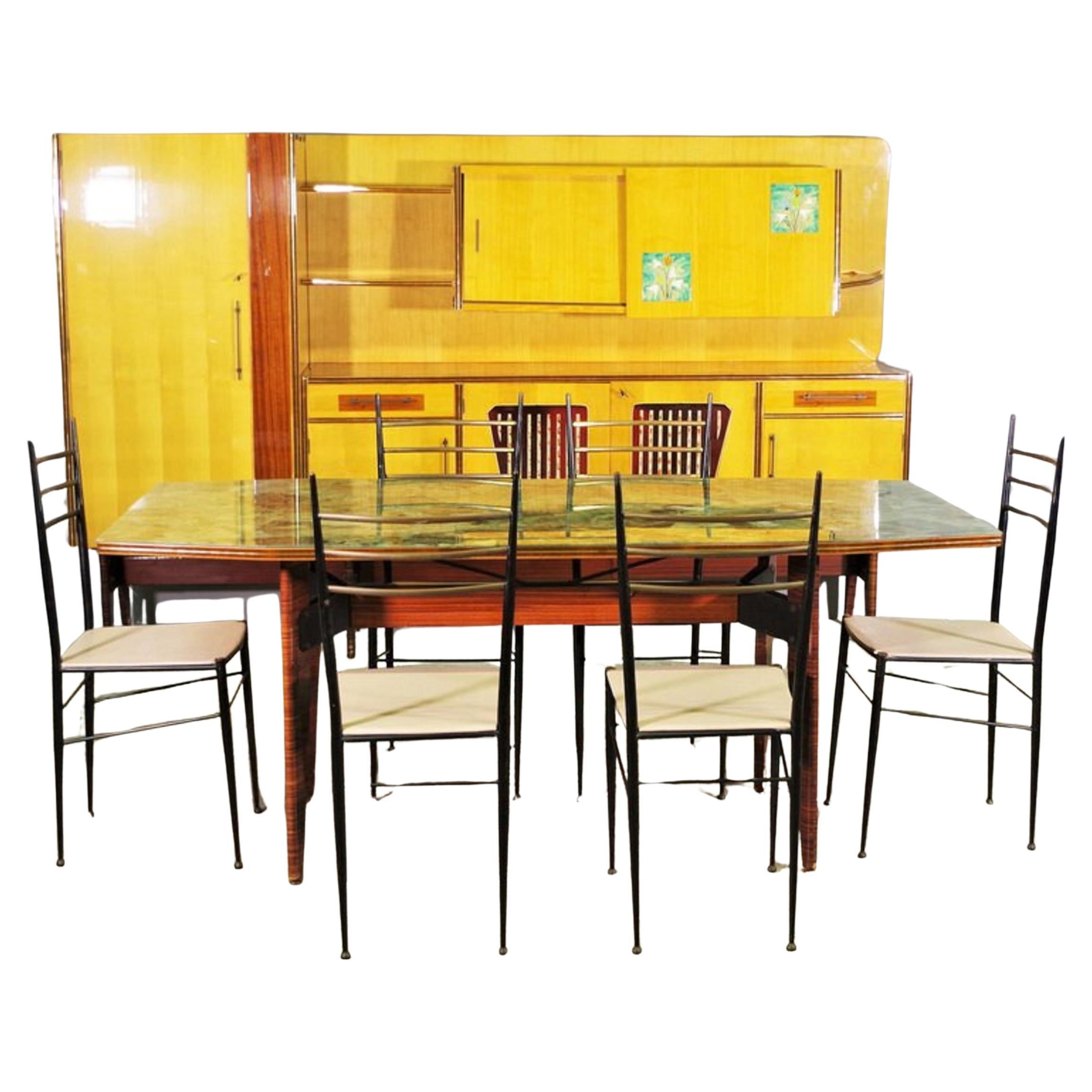 Set da pranzo di Carlo De Carli, 1965, set di 12 in vendita