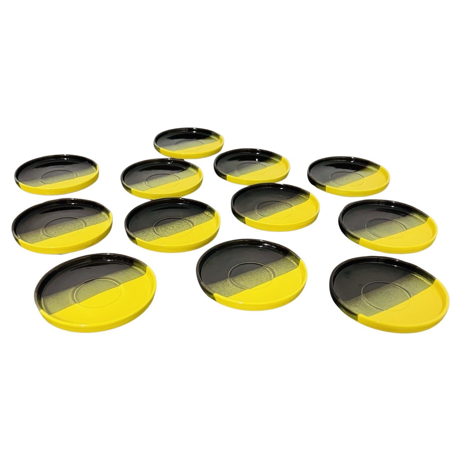 Set Da Pranzo Vintage In Ceramica Prod. Diseño SIC Edad Espacial 12 Piezas en venta