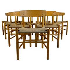 Lot de 10 "J39", Børge Mogensen pour FDB Møbler