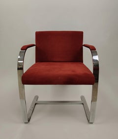 Ensemble de 10 chaises Brno Flat Bar de Knoll, design de Mies van der Rohe, 20e siècle