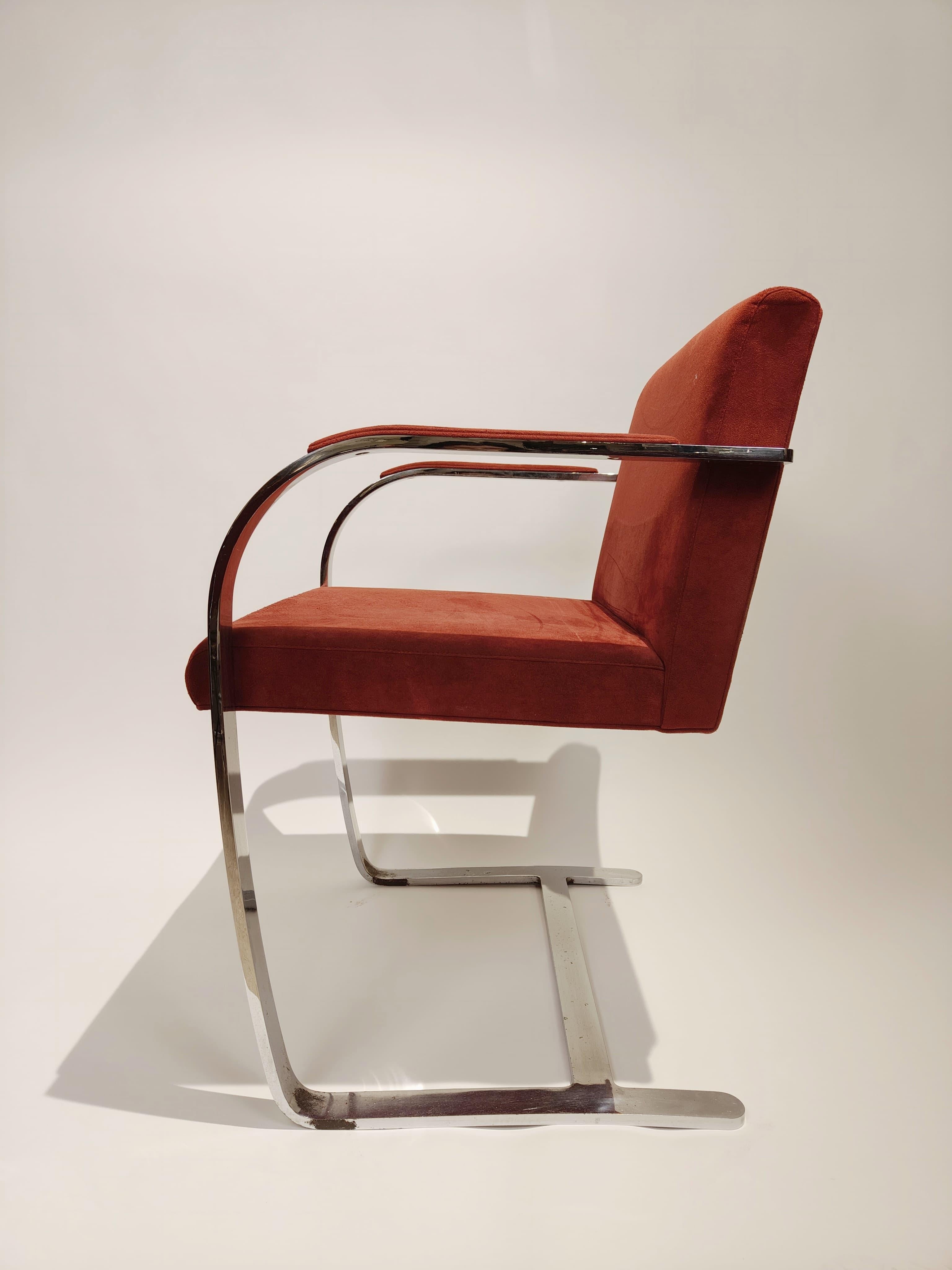 Autre Ensemble de 10 chaises Brno Flat Bar de Knoll, design de Mies van der Rohe, 20e siècle en vente