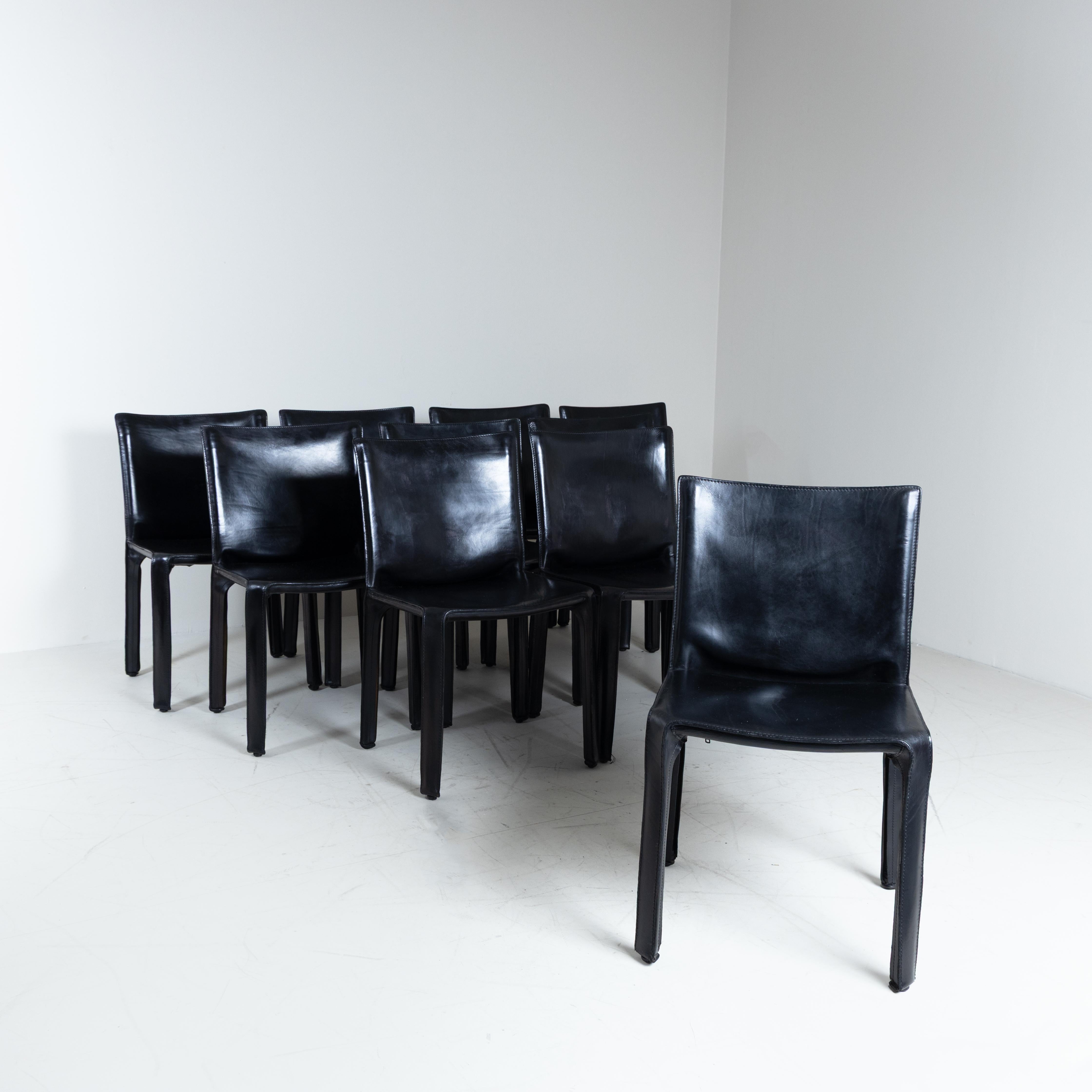 Mid-Century Modern Ensemble de 10 chaises 