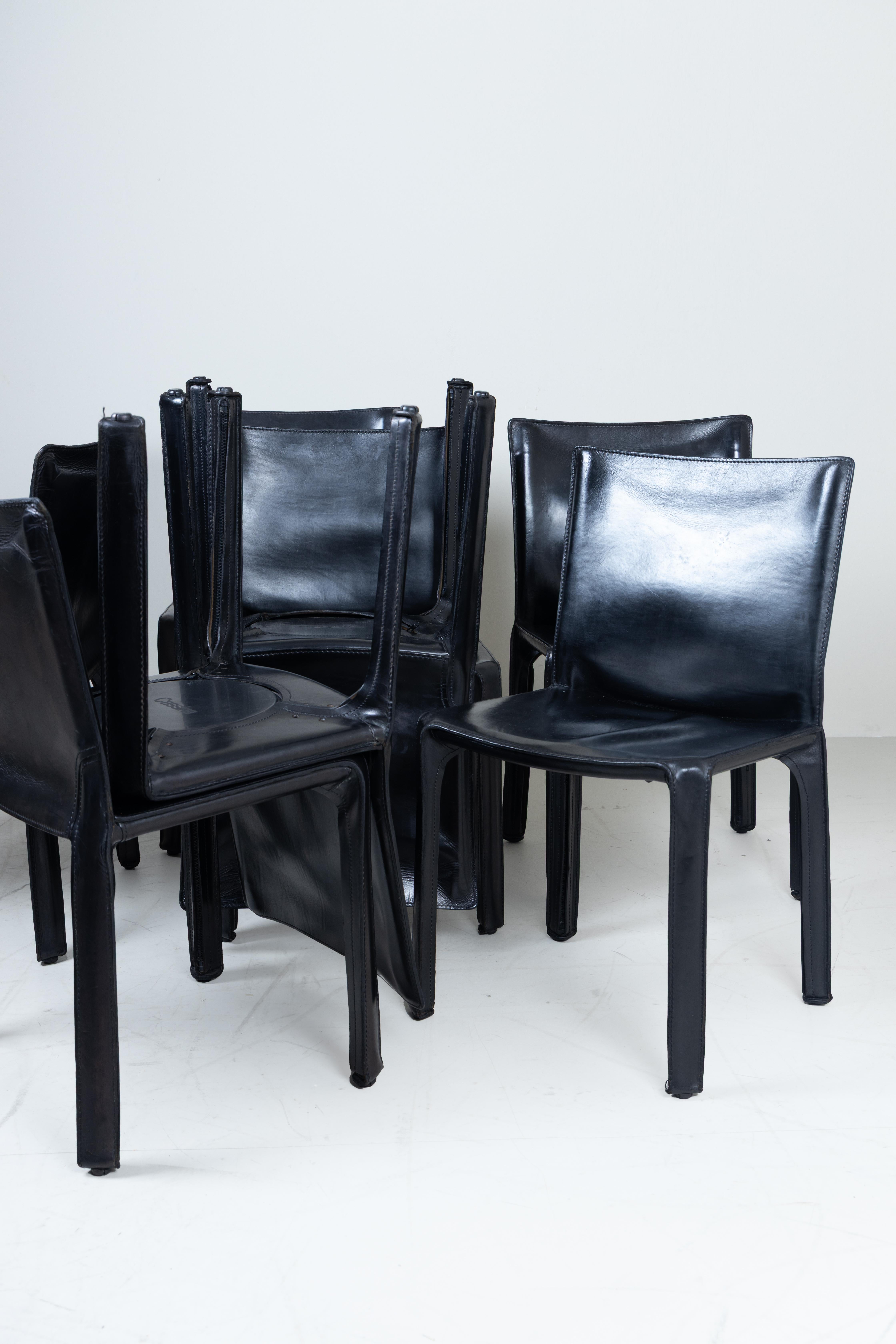 Late 20th Century Ensemble de 10 chaises 