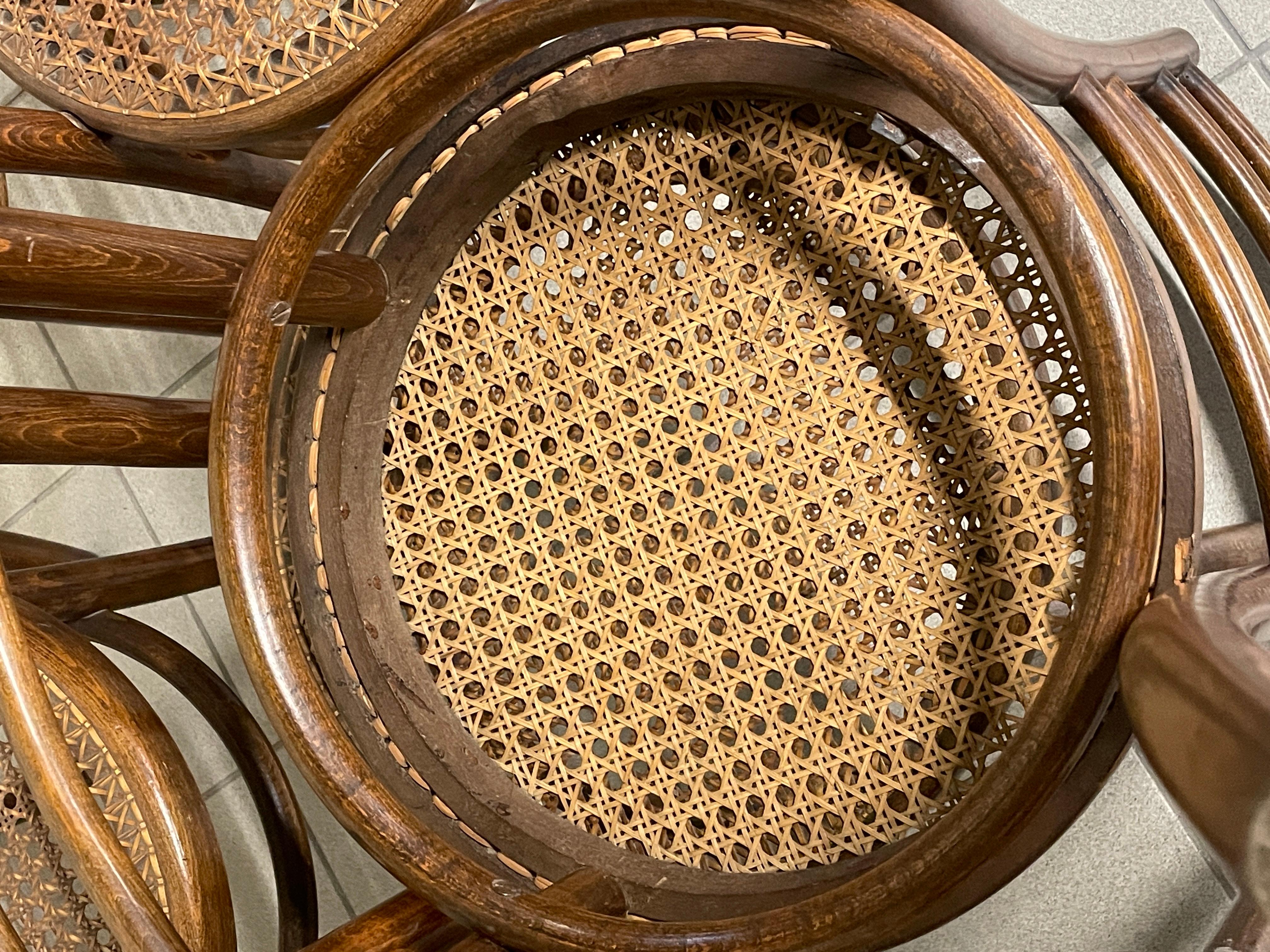 Satz von 11 Stühlen aus italienischer Produktion des späten 19 im Angebot 10