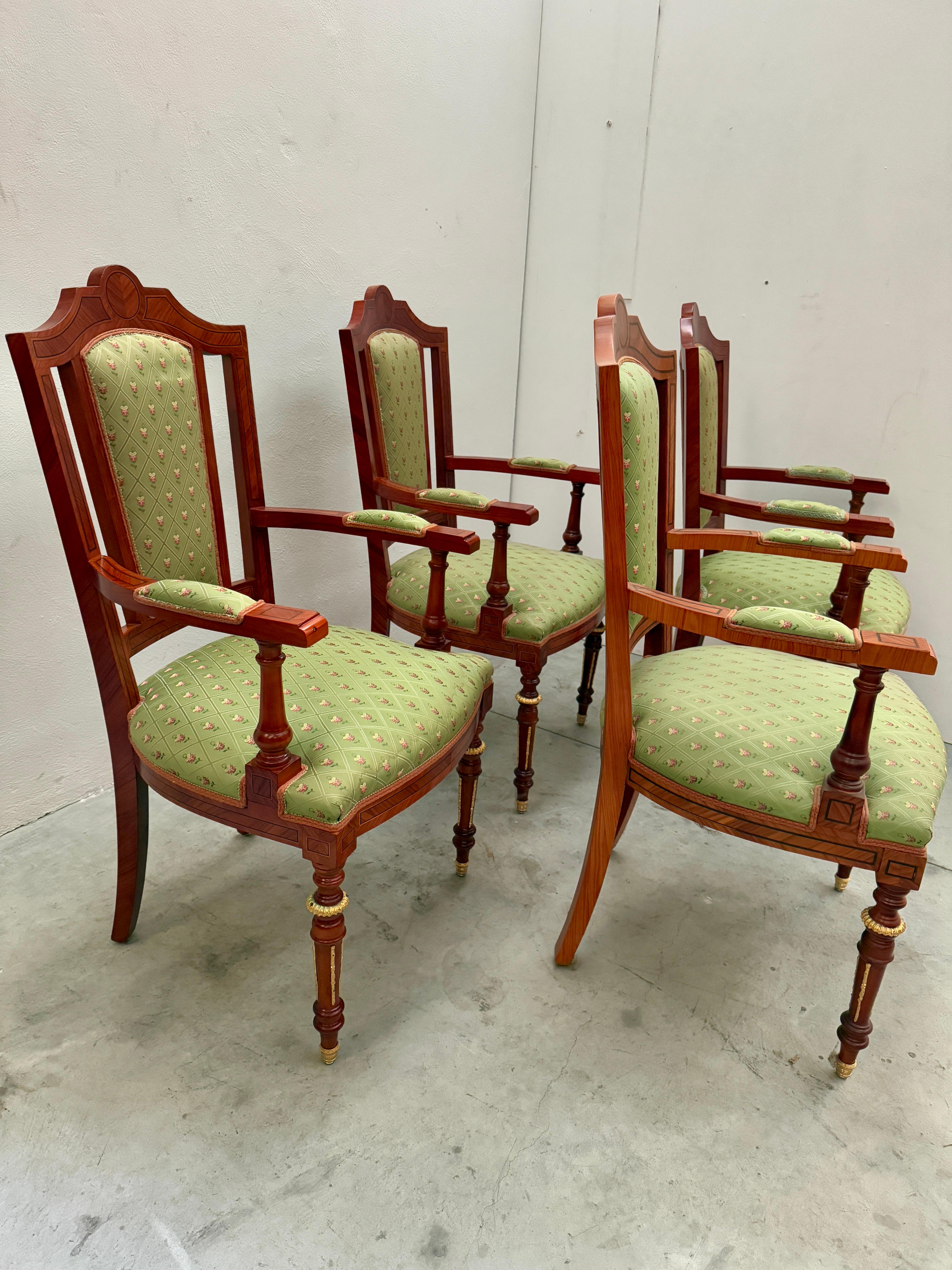 Wood Set of 12 20th century Regency armchairs, new For Sale