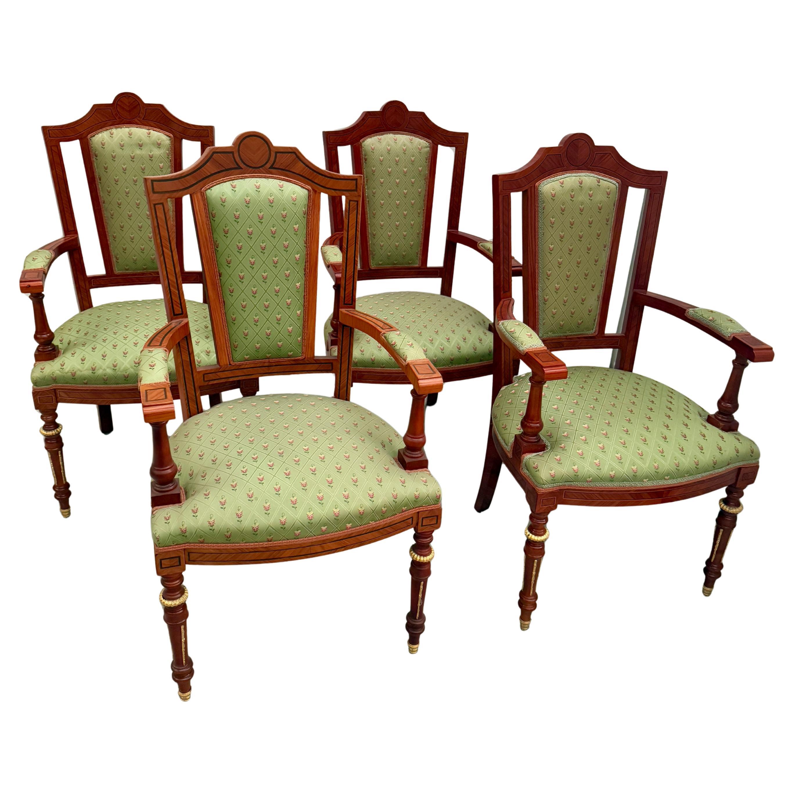 Set of 12 20th century Regency armchairs, new
