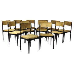 Set of 12 chairs, Giuseppe Gibelli for Sormani, 1960