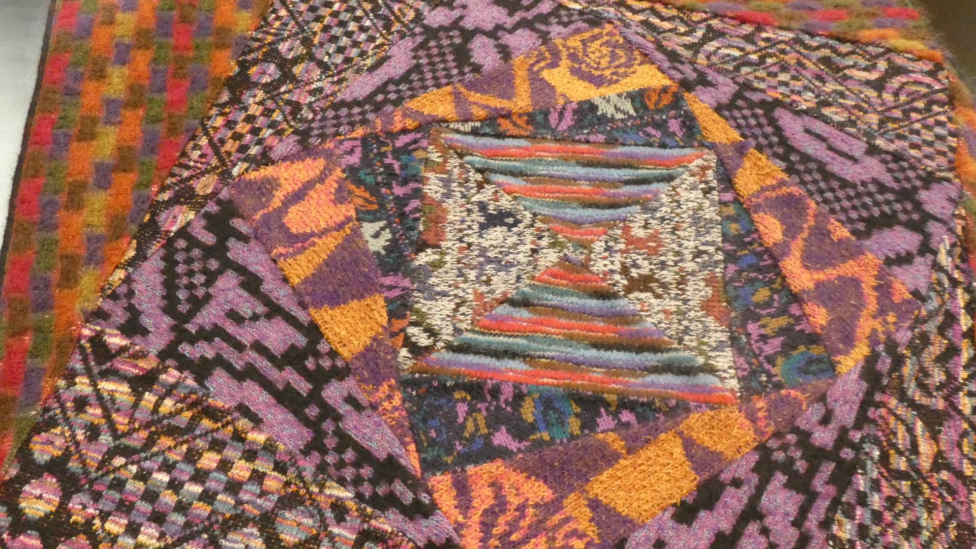 Lote de 2 tapices con marco de madera de Missoni, Italia, años 80 Late 20th Century en venta