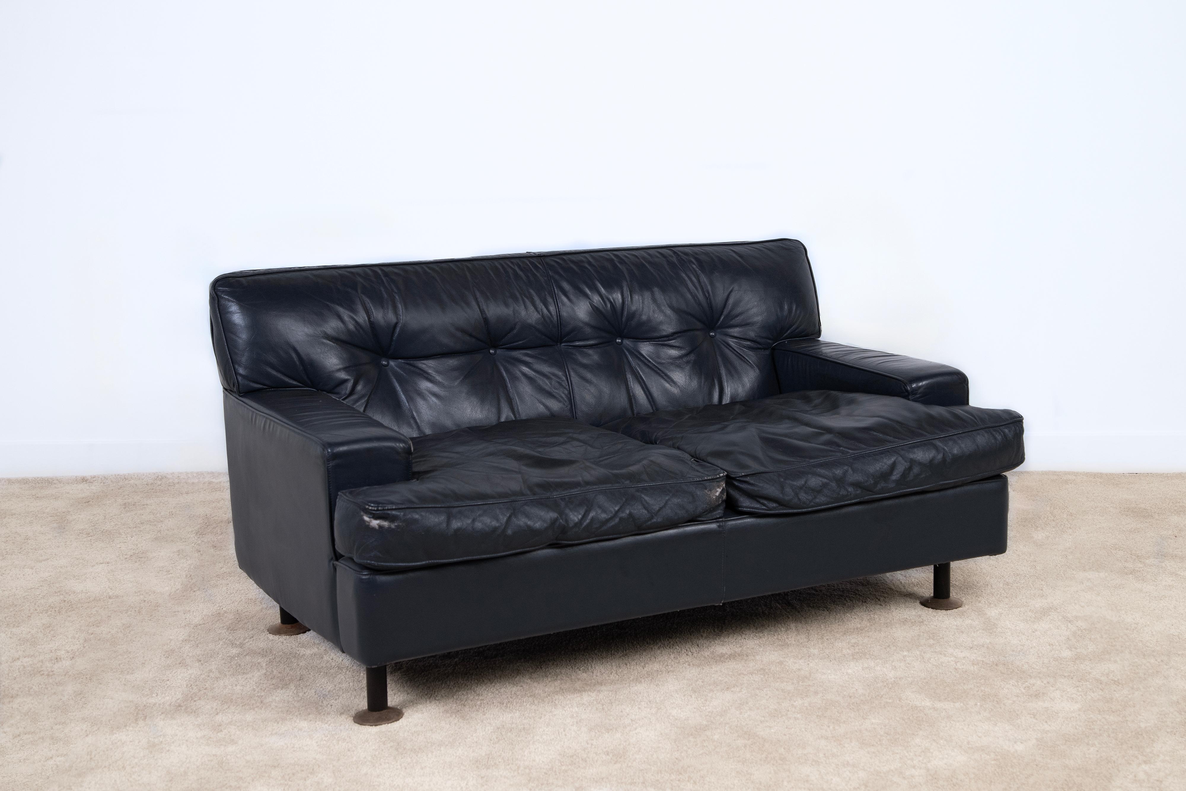 Set of 2 sofas and 1 armchair model 