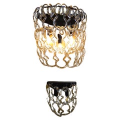Set of 2 Wall Lamps Giogali Design Mangiarotti for Ideal Lux - Italy
