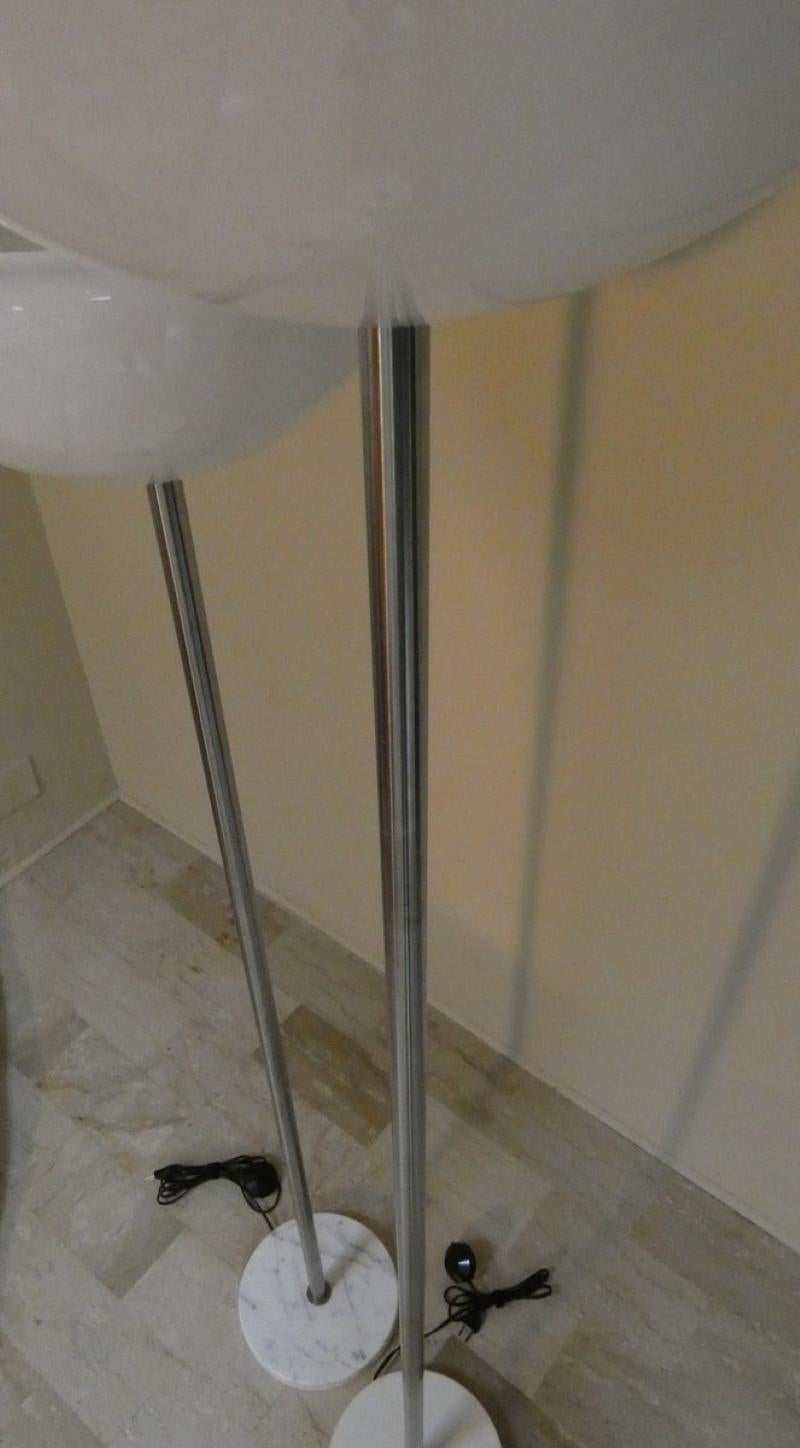 Set of 2 Floor Lamps Attributed to Achille Castiglioni for Flos, 1960s For Sale 6