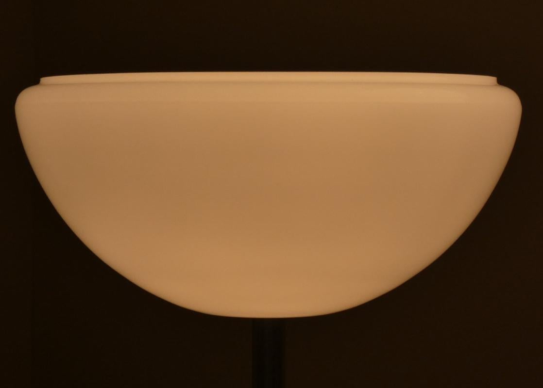Polished Set of 2 Floor Lamps Attributed to Achille Castiglioni for Flos, 1960s For Sale