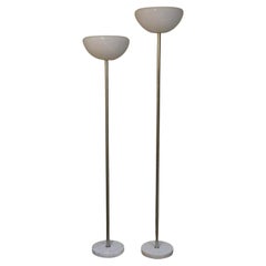 Set of 2 Floor Lamps Attributed to Achille Castiglioni for Flos, 1960s
