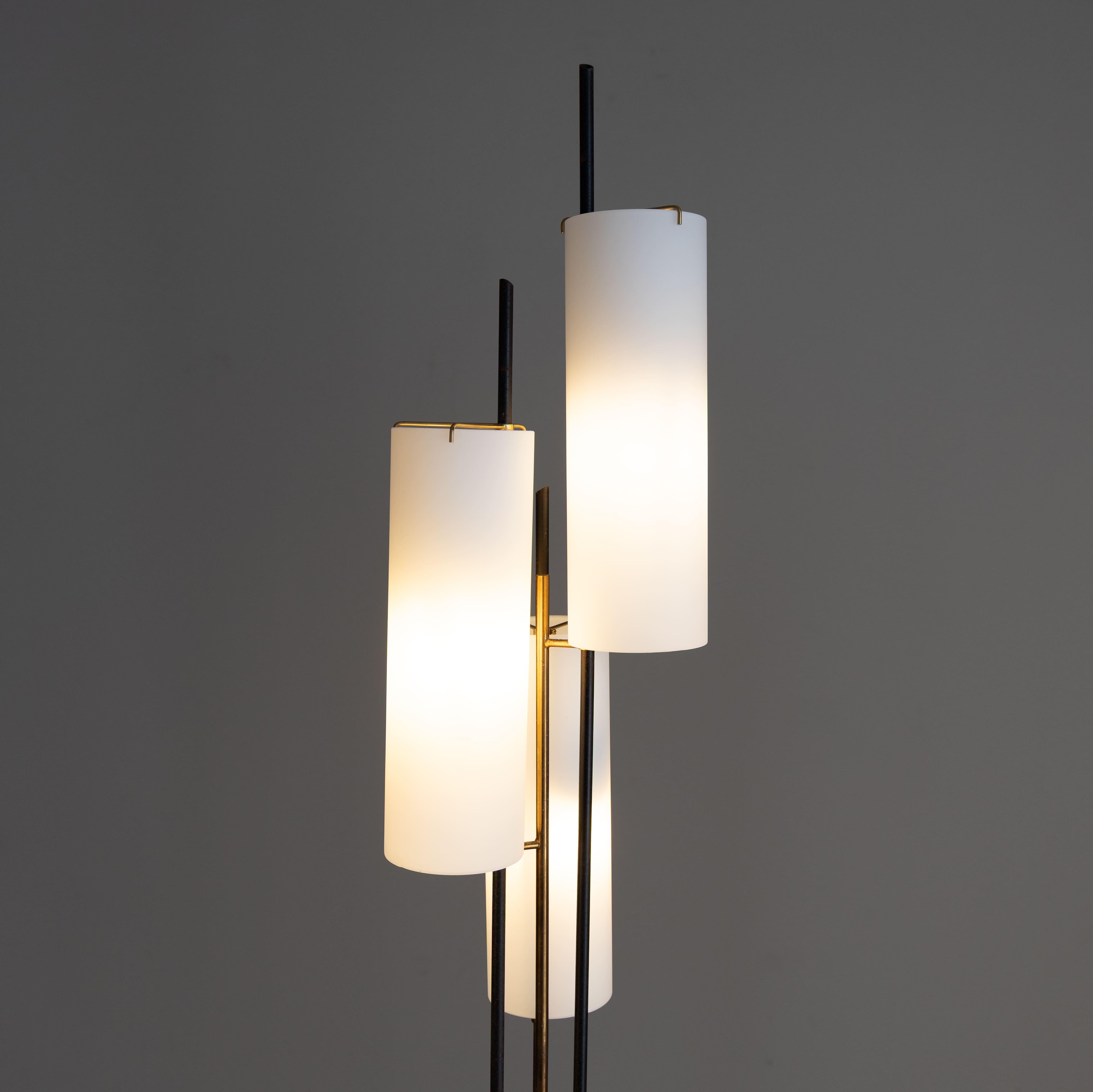 Mid-Century moderno Set di 2 lampade da terra Stilnovo, 1958 in vendita