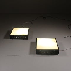 Satz von 2 Deckenlampen Italienische Herstellung 1970