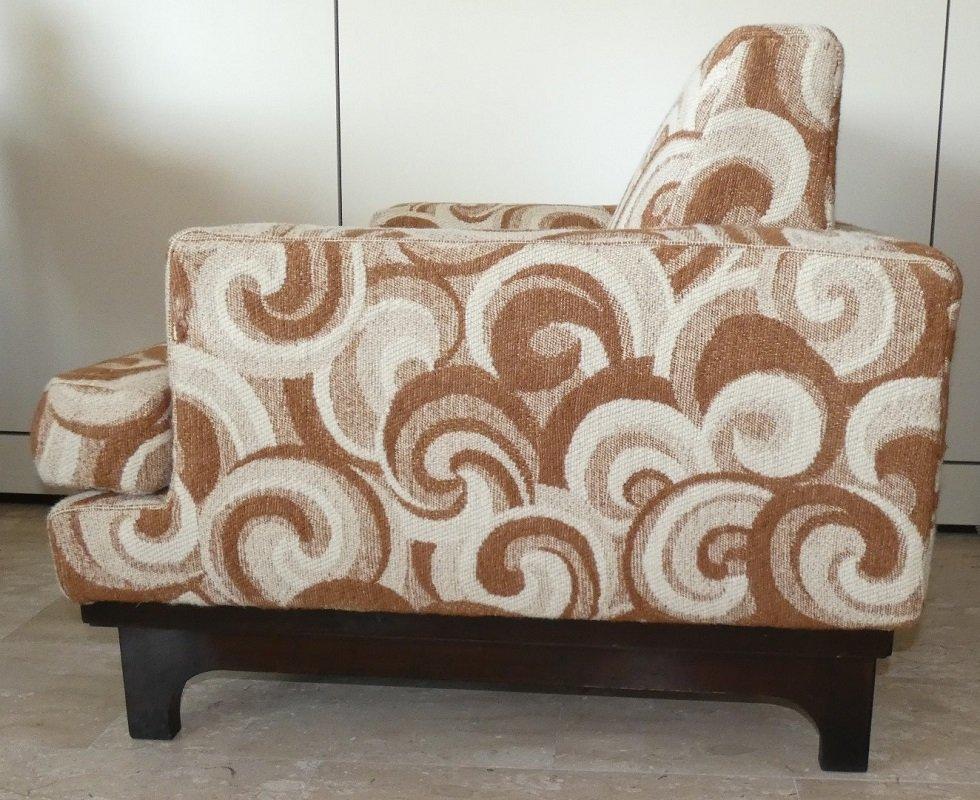 Set of 2 Wool Bouclé Armchairs with Optical Patterns, Italy 1960s In Excellent Condition For Sale In modena, Emilia-Romagna