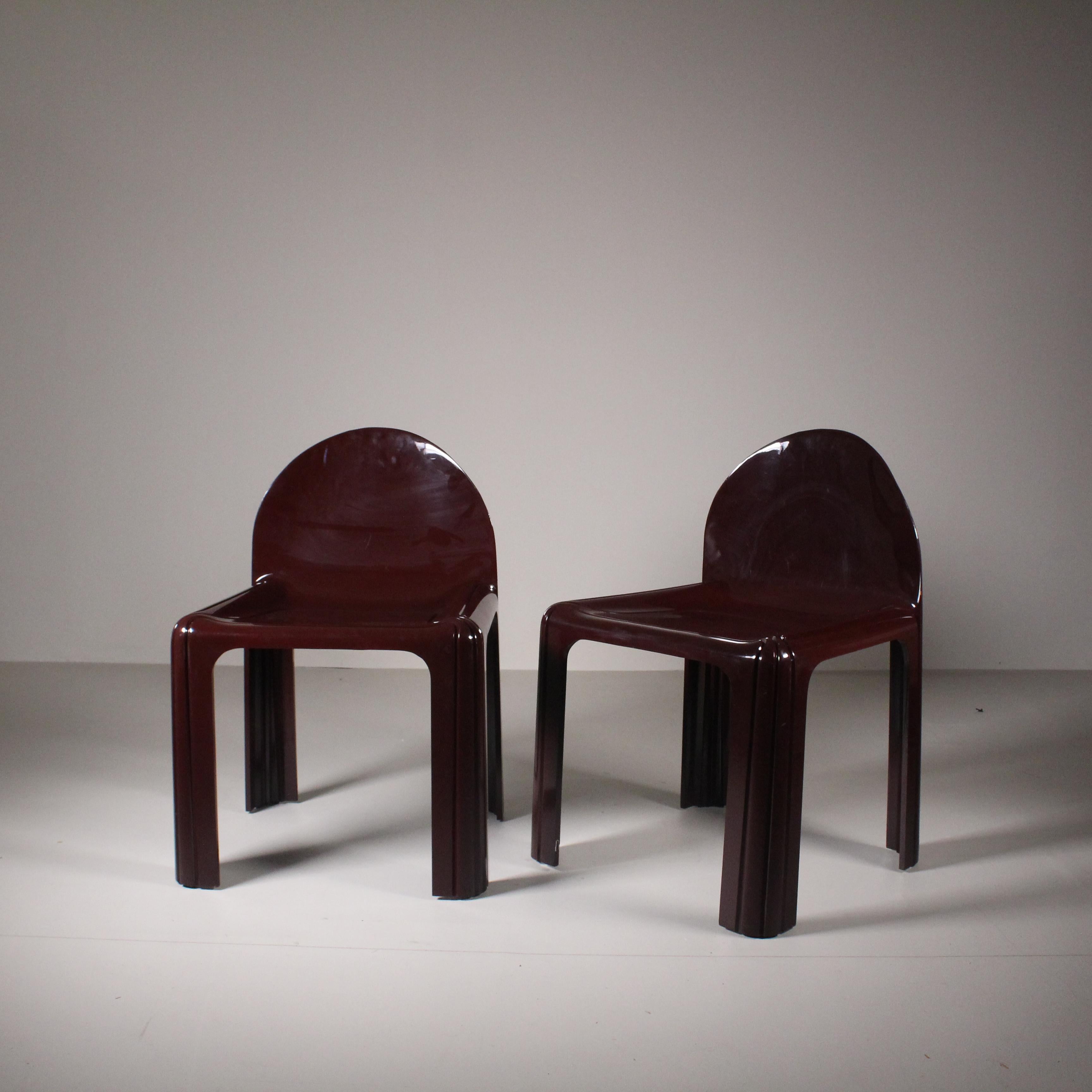 Set of 2 Chairs Mod.4854 Gae Aulenti, Kartell For Sale 3