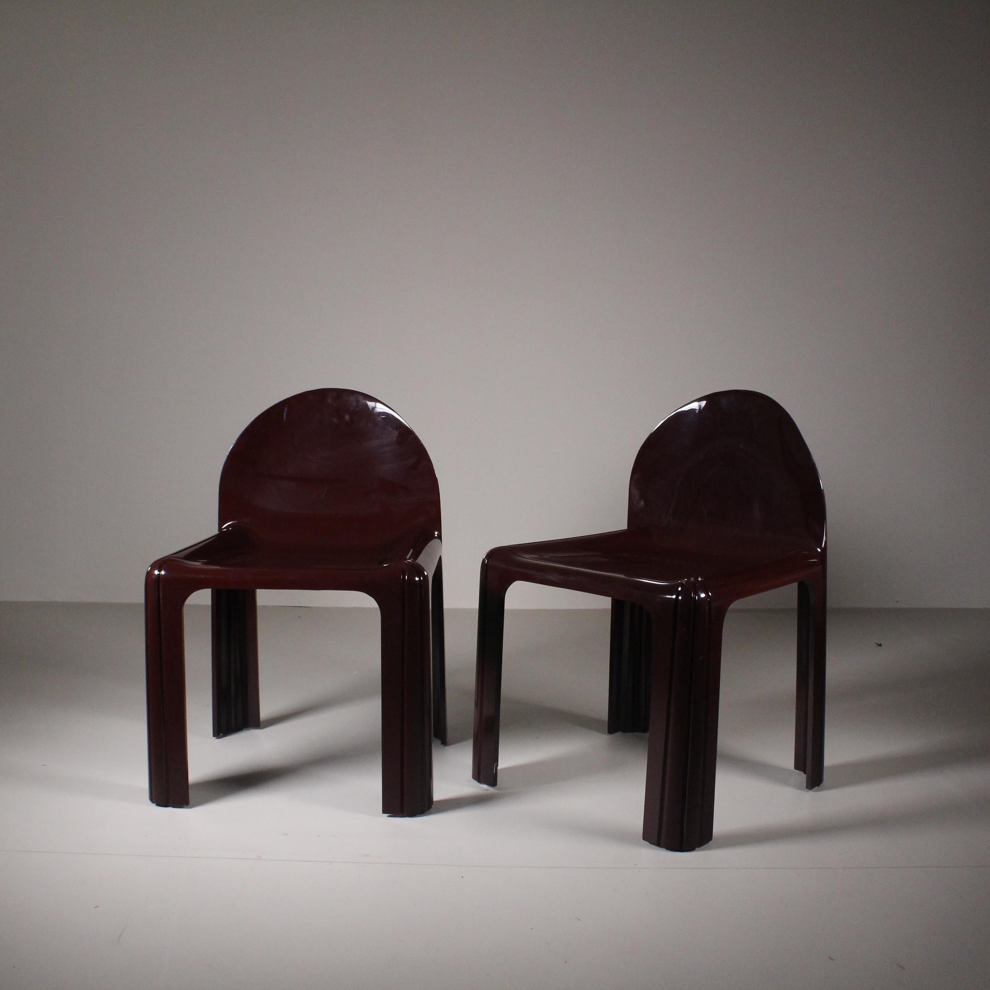 Set of 2 Chairs Mod.4854 Gae Aulenti, Kartell For Sale 4