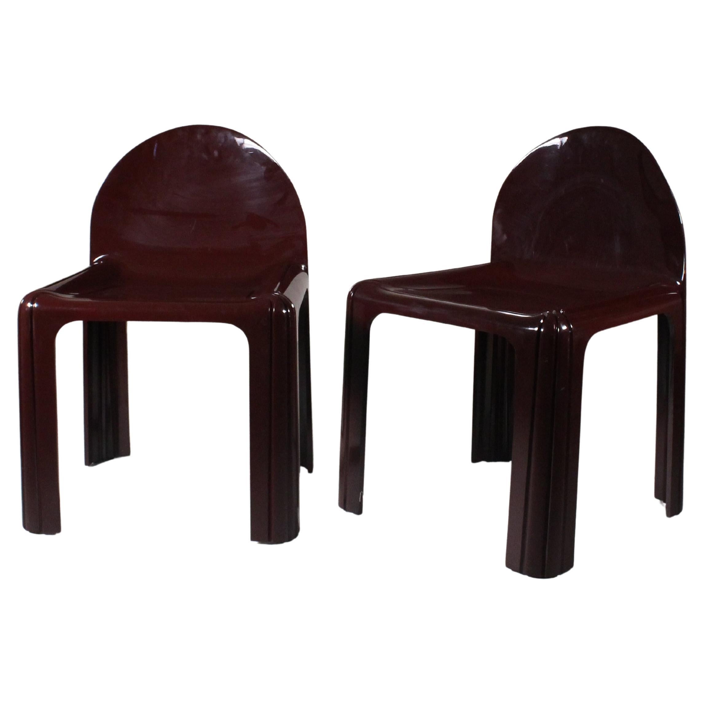 Set of 2 Chairs Mod.4854 Gae Aulenti, Kartell For Sale