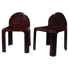 Vintage Set of 2 Chairs Mod.4854 Gae Aulenti, Kartell