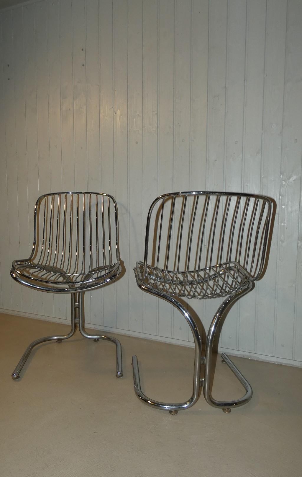Set di 2 Sedie „Radiofreccia“ di Gastone Rinaldi per Rima, Italien Anni '70 (Moderne) im Angebot