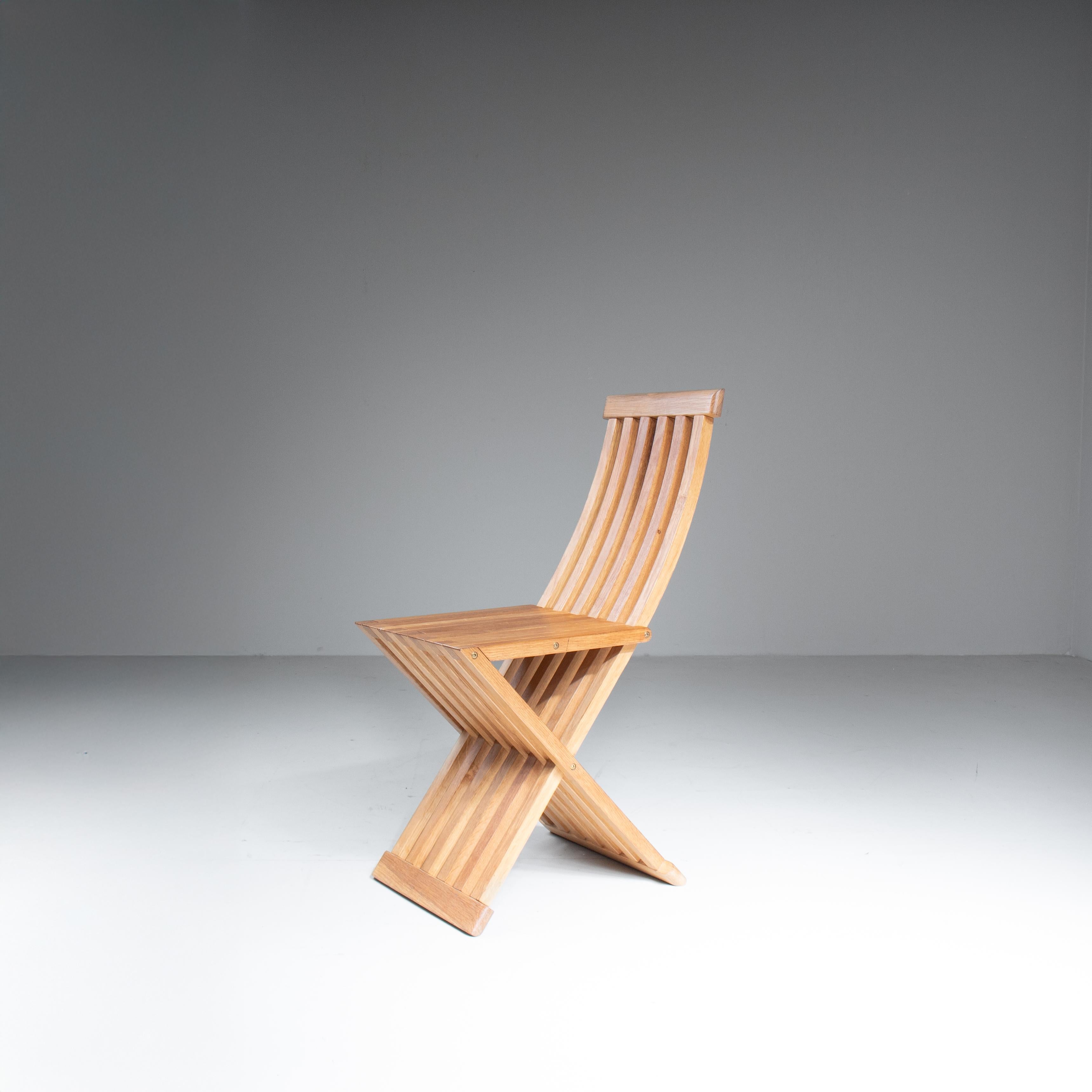 Late 20th Century Ensemble de 2 chaises 'Tomasa', Paolo Uccello - Studio Simon, 1983 en vente