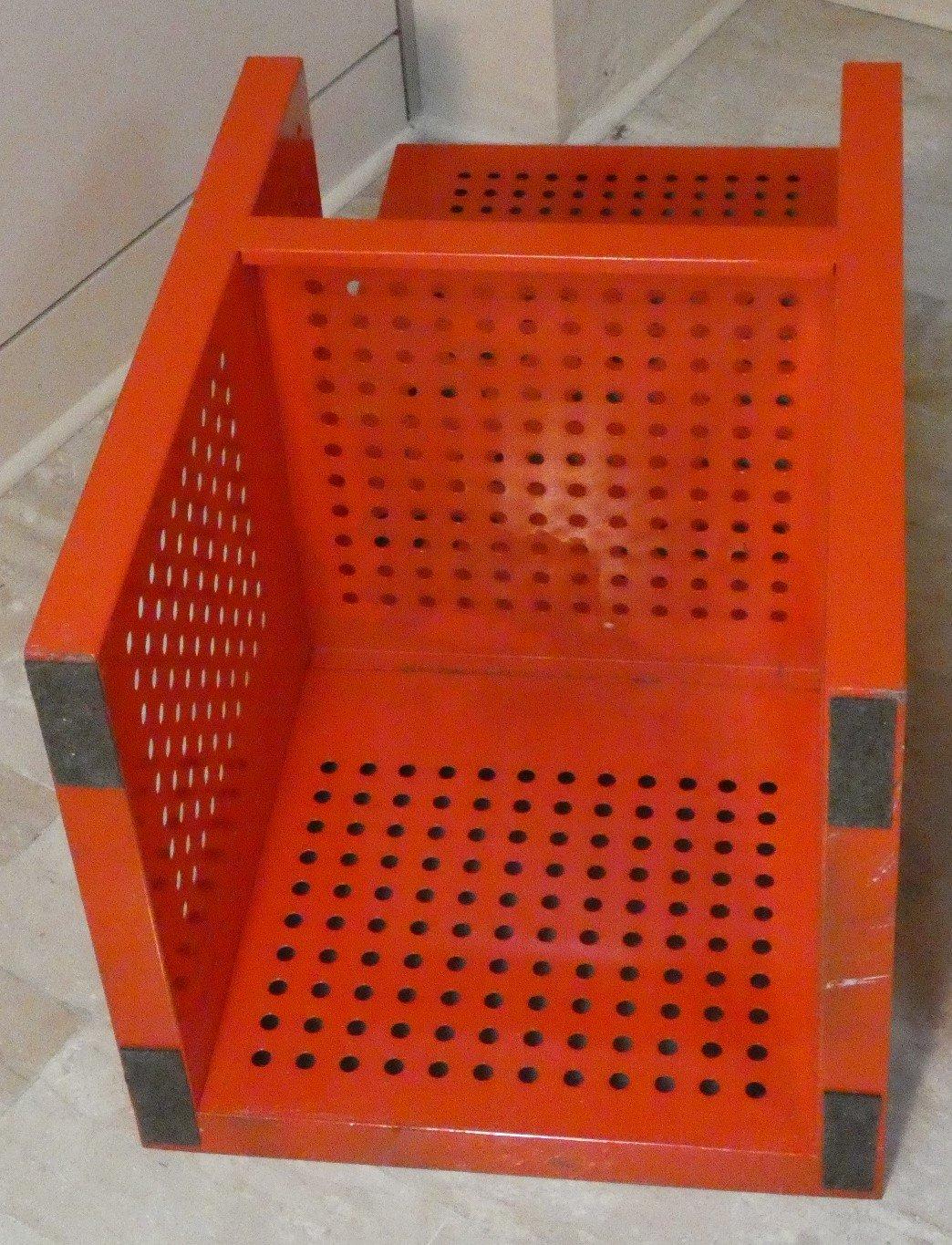 Set di 2 Sedie Trono Futurista in Ferro e Smalto by Urano Palma in vendita 10