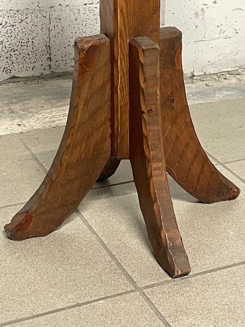 Satz von 2 brutalistischen 1960er Hockern im Angebot 4