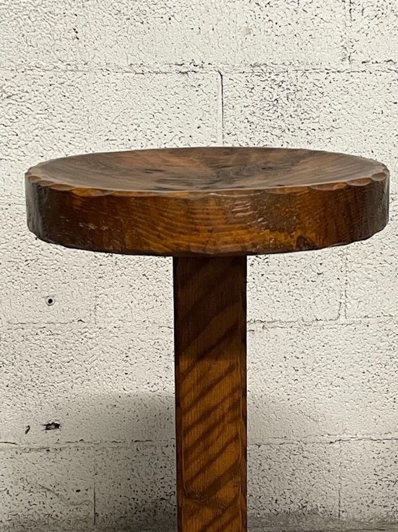 Satz von 2 brutalistischen 1960er Hockern im Angebot 5