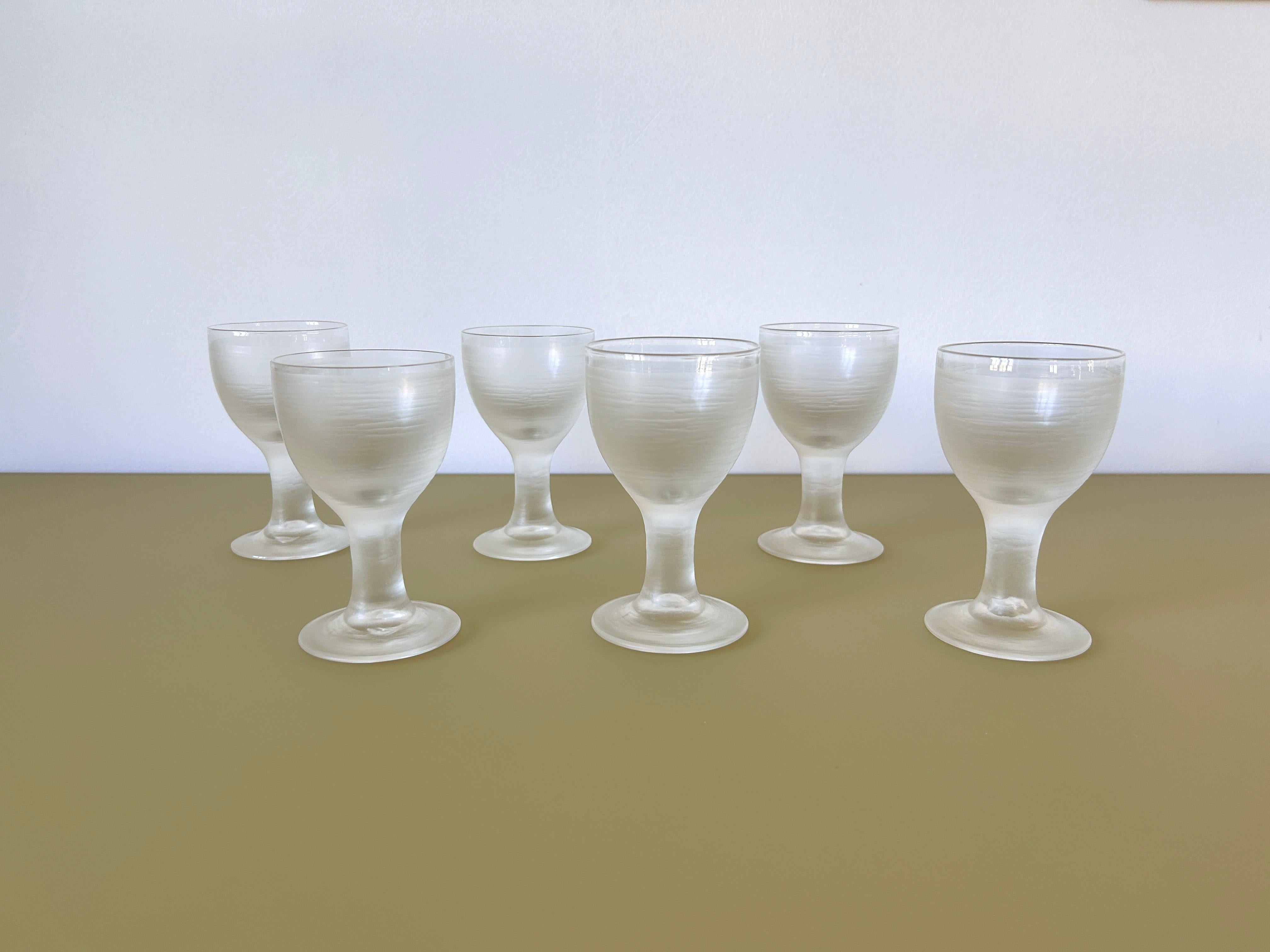 Set di 24 bicchieri mod. „High Society“, Ludovico Diaz de Santillana für Venini, Set im Angebot 11