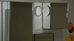 Set di 3 Armadietti a specchio, Italia, anni '70
