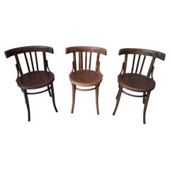 Set of 3 Iconic Thonet Style Chairs
