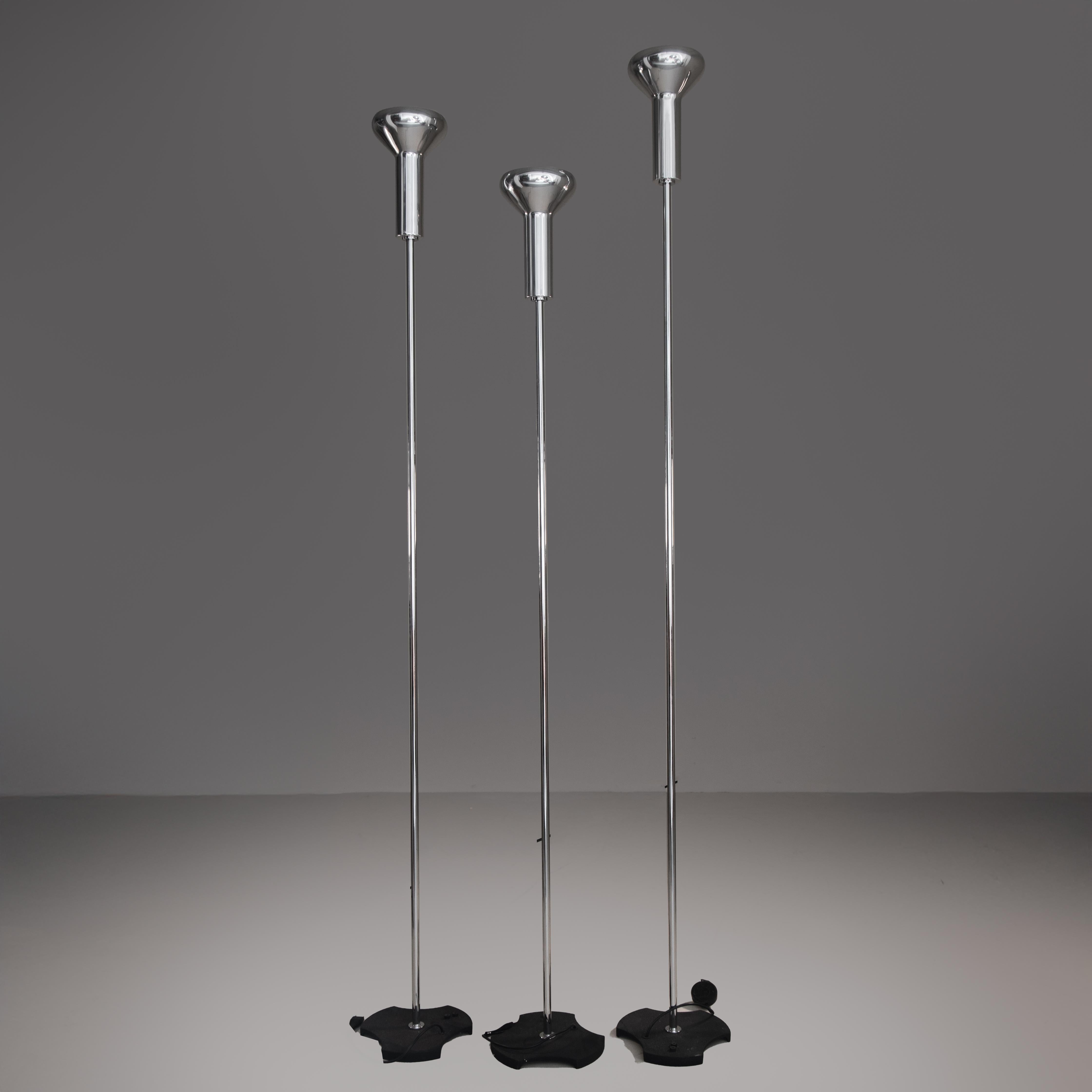 Ensemble de 3 lampes 1073 Gino Sarfatti, Arteluce, 1950 en vente 3