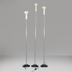 Satz von 3 Lampen 1073 Gino Sarfatti, Arteluce, 1950