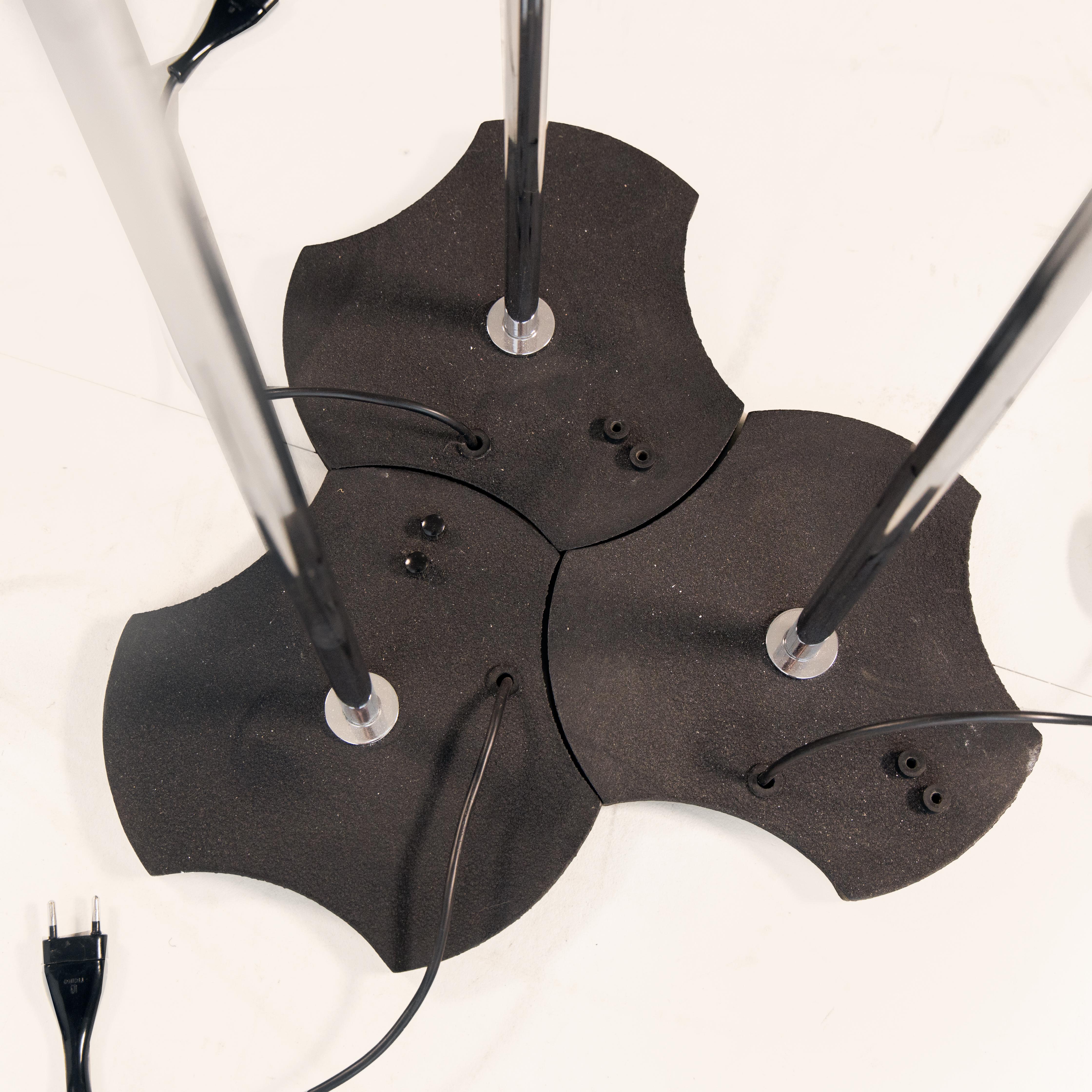 Milieu du XXe siècle Ensemble de 3 lampes 1073 Gino Sarfatti, Arteluce, 1950 en vente