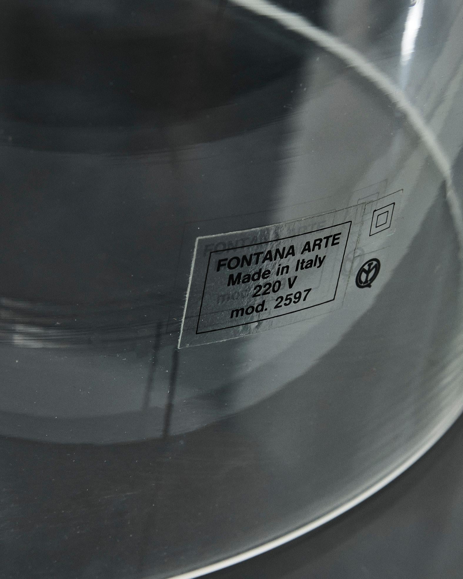 Set di 3 lampade da tavolo mod. 2597, design di Rosati per Fontana Arte in vendita 5